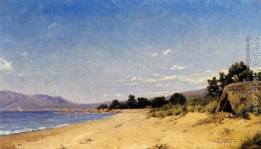 Paul-Camille Guigou : Hut by the Seashore Paul-Camille Guigou : Hut by the Seashore